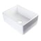 Alfi Brand White 26" Contemporary Smooth Apron Fireclay Farmhouse Kitchen Sink AB505-W - alternate 6